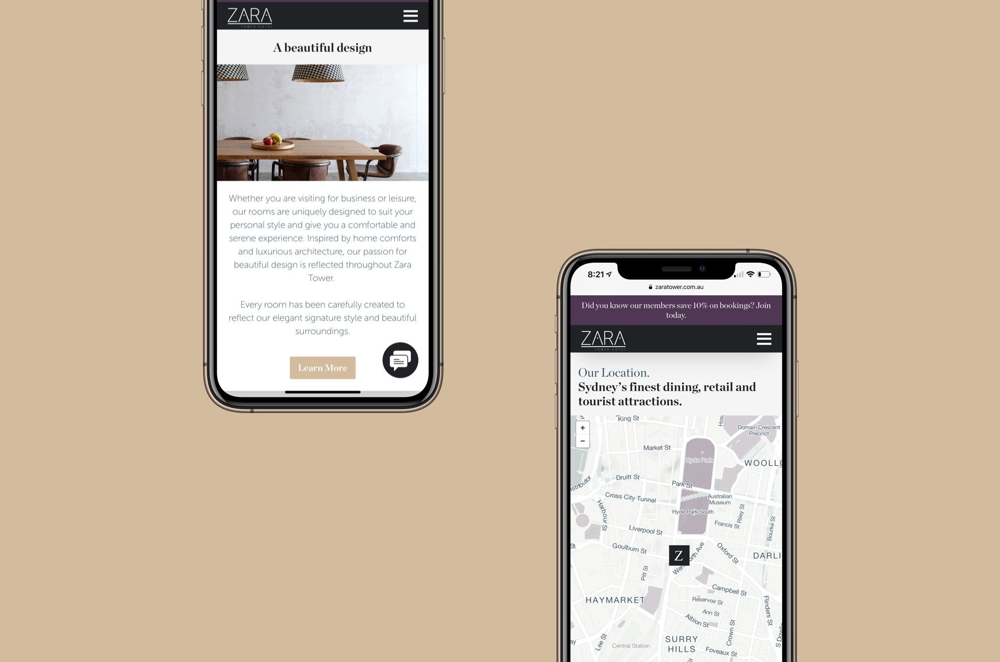 Zara Tower Mobile