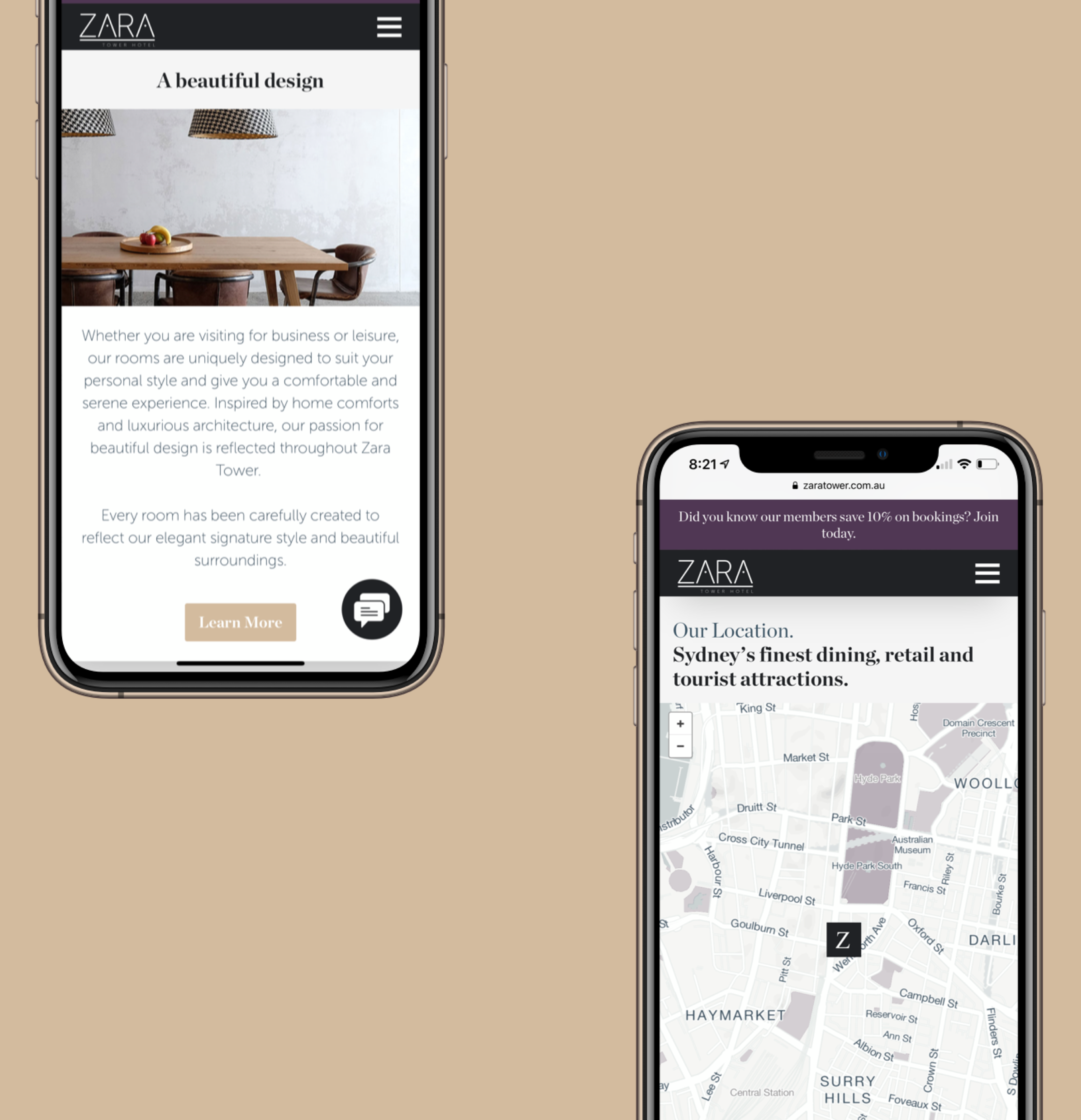Zara Tower Mobile